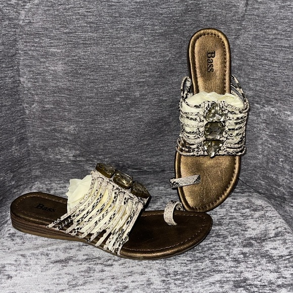 Bass Dazzle SZ 7M Strappy Sandal EUC - Picture 7 of 7